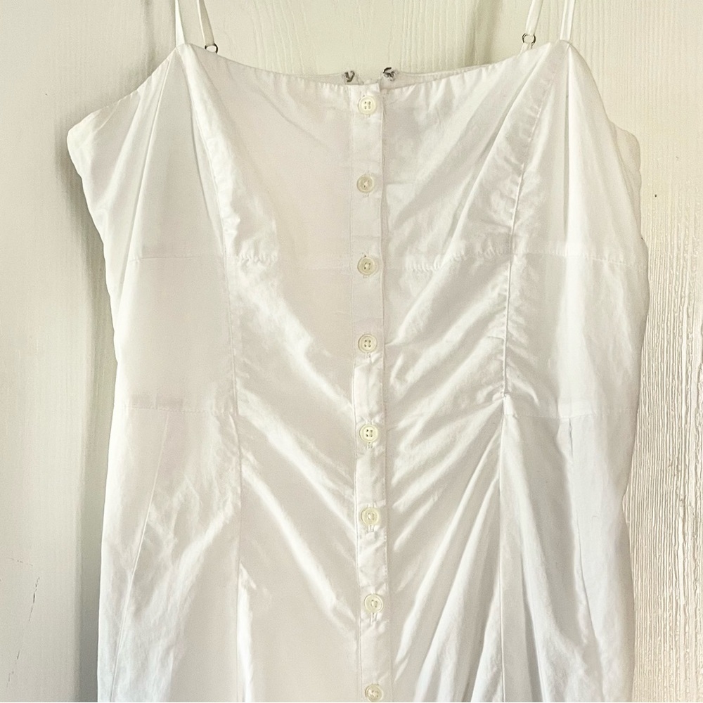 J. Crew Crips White Button-Down Maxi Dress - Picture 4 of 10